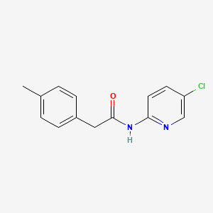 molecular formula C14H13ClN2O B5712162 N-(5-chloro-2-pyridinyl)-2-(4-methylphenyl)acetamide 