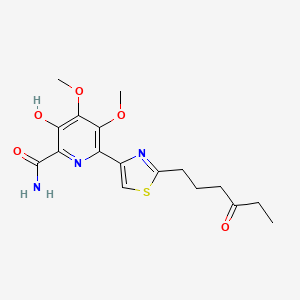 molecular formula C17H21N3O5S B571217 Karnamicin D4 CAS No. 122535-62-0