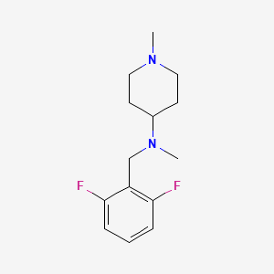 molecular formula C14H20F2N2 B5712183 N-(2,6-difluorobenzyl)-N,1-dimethyl-4-piperidinamine 