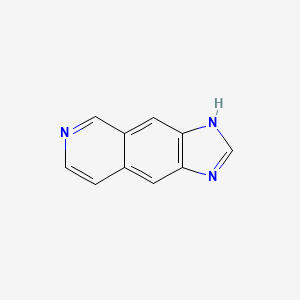 molecular formula C10H7N3 B571225 1h-Imidazo[4,5-g]isoquinoline CAS No. 117801-43-1