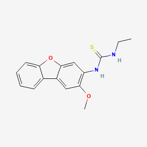molecular formula C16H16N2O2S B5712268 N-ethyl-N'-(2-methoxydibenzo[b,d]furan-3-yl)thiourea 