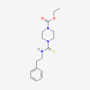 Ethyl 4-[(2-phenylethyl)carbamothioyl]piperazine-1-carboxylate