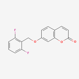 7-[(2,6-difluorobenzyl)oxy]-2H-chromen-2-one