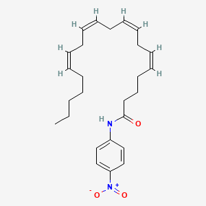 molecular formula C26H36N2O3 B571232 花生四烯酰对硝基苯胺 CAS No. 119520-58-0