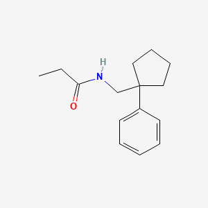 N-[(1-phenylcyclopentyl)methyl]propanamide