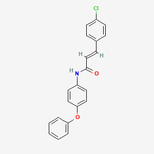 3-(4-chlorophenyl)-N-(4-phenoxyphenyl)acrylamide