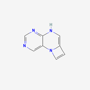 molecular formula C8H6N4 B571242 5H-azeto[1,2-f]pteridine CAS No. 113688-15-6
