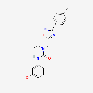 N-ethyl-N'-(3-methoxyphenyl)-N-{[3-(4-methylphenyl)-1,2,4-oxadiazol-5-yl]methyl}urea