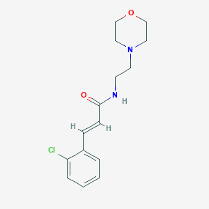 molecular formula C15H19ClN2O2 B5712448 3-(2-chlorophenyl)-N-[2-(4-morpholinyl)ethyl]acrylamide 