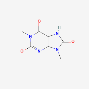 molecular formula C8H10N4O3 B571247 利贝林 CAS No. 56119-16-5