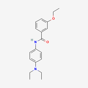 molecular formula C19H24N2O2 B5712481 N-[4-(diethylamino)phenyl]-3-ethoxybenzamide 