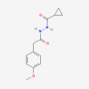 N'-[2-(4-methoxyphenyl)acetyl]cyclopropanecarbohydrazide