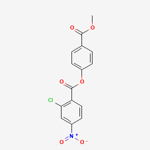 4-(methoxycarbonyl)phenyl 2-chloro-4-nitrobenzoate