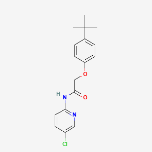 2-(4-tert-butylphenoxy)-N-(5-chloro-2-pyridinyl)acetamide