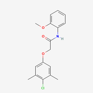 2-(4-chloro-3,5-dimethylphenoxy)-N-(2-methoxyphenyl)acetamide