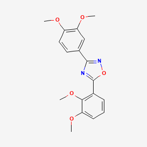 5-(2,3-dimethoxyphenyl)-3-(3,4-dimethoxyphenyl)-1,2,4-oxadiazole