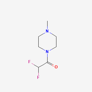 molecular formula C7H12F2N2O B571267 2,2-Difluoro-1-(4-methylpiperazin-1-yl)ethan-1-one CAS No. 121412-30-4