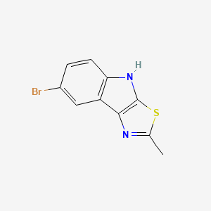 7-bromo-2-methyl-4H-[1,3]thiazolo[5,4-b]indole