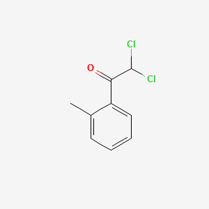 molecular formula C9H8Cl2O B571268 2,2-Dichloro-1-(2-methylphenyl)ethan-1-one CAS No. 113337-39-6