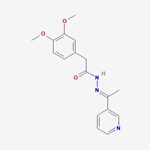 2-(3,4-dimethoxyphenyl)-N'-[1-(3-pyridinyl)ethylidene]acetohydrazide