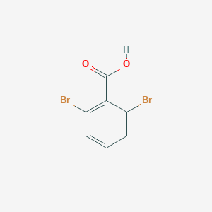 molecular formula C7H4Br2O2 B057127 2,6-二溴苯甲酸 CAS No. 601-84-3