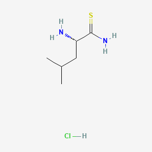 molecular formula C6H15ClN2S B571277 l-Leucine thioamide hydrochloride CAS No. 114747-12-5
