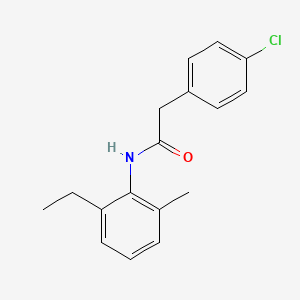 2-(4-chlorophenyl)-N-(2-ethyl-6-methylphenyl)acetamide