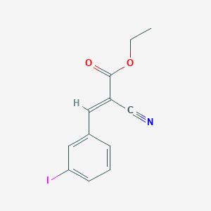 molecular formula C12H10INO2 B5712831 ethyl 2-cyano-3-(3-iodophenyl)acrylate 