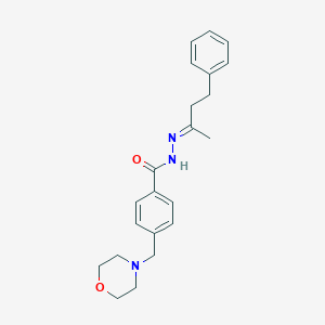 N'-(1-methyl-3-phenylpropylidene)-4-(4-morpholinylmethyl)benzohydrazide
