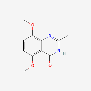 molecular formula C11H12N2O3 B571289 2-methyl-5,8-dimethoxyquinazolin-4(3H)-one CAS No. 117498-09-6