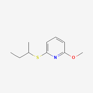 molecular formula C10H15NOS B571290 2-(sec-Butylsulfanyl)-6-methoxypyridine CAS No. 122734-03-6