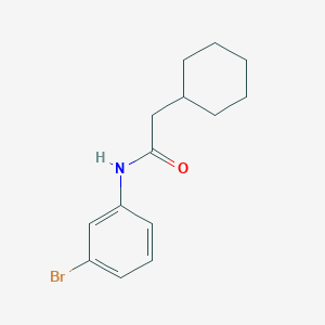 N-(3-bromophenyl)-2-cyclohexylacetamide