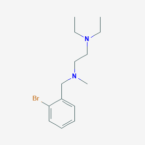 molecular formula C14H23BrN2 B5713045 (2-bromobenzyl)[2-(diethylamino)ethyl]methylamine 