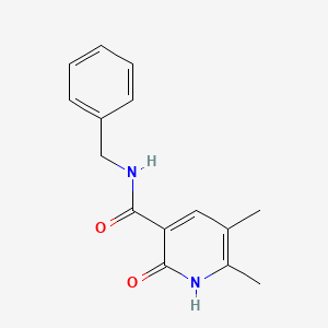 molecular formula C15H16N2O2 B5713147 N-benzyl-5,6-dimethyl-2-oxo-1,2-dihydro-3-pyridinecarboxamide 