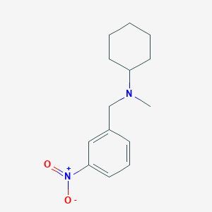 N-methyl-N-(3-nitrobenzyl)cyclohexanamine