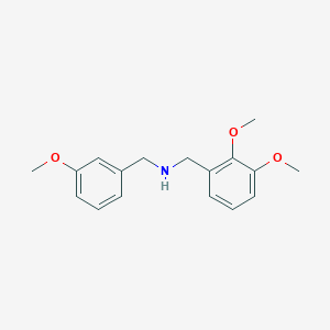 molecular formula C17H21NO3 B5713223 (2,3-dimethoxybenzyl)(3-methoxybenzyl)amine 
