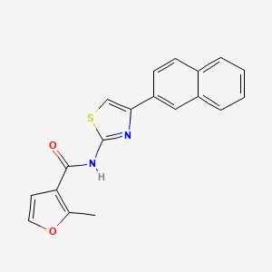 molecular formula C19H14N2O2S B5713233 2-methyl-N-[4-(2-naphthyl)-1,3-thiazol-2-yl]-3-furamide 