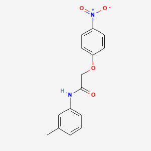 molecular formula C15H14N2O4 B5713347 N-(3-methylphenyl)-2-(4-nitrophenoxy)acetamide 