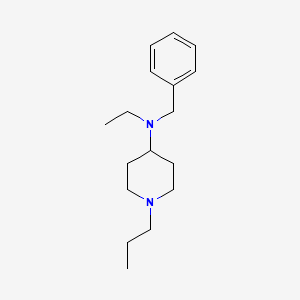 molecular formula C17H28N2 B5713441 N-benzyl-N-ethyl-1-propyl-4-piperidinamine 