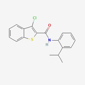 3-chloro-N-(2-isopropylphenyl)-1-benzothiophene-2-carboxamide