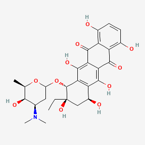 molecular formula C28H33NO11 B571350 奥贝霉素 H CAS No. 112720-41-9