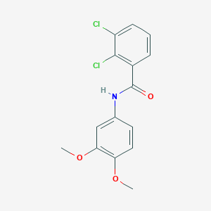 molecular formula C15H13Cl2NO3 B5713501 2,3-dichloro-N-(3,4-dimethoxyphenyl)benzamide 