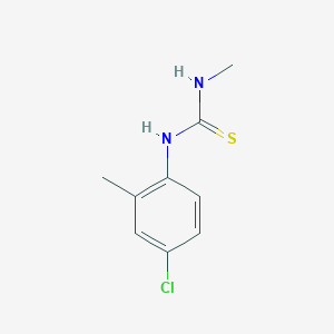 molecular formula C9H11ClN2S B5713559 N-(4-chloro-2-methylphenyl)-N'-methylthiourea 