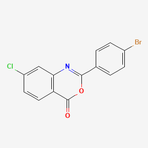 molecular formula C14H7BrClNO2 B5713631 2-(4-bromophenyl)-7-chloro-4H-3,1-benzoxazin-4-one CAS No. 5793-19-1