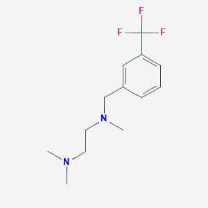 molecular formula C13H19F3N2 B5713658 N,N,N'-trimethyl-N'-[3-(trifluoromethyl)benzyl]-1,2-ethanediamine CAS No. 415702-07-7