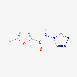 molecular formula C7H5BrN4O2 B5713709 5-bromo-N-4H-1,2,4-triazol-4-yl-2-furamide 