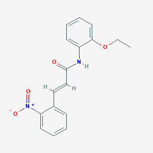 molecular formula C17H16N2O4 B5713715 N-(2-ethoxyphenyl)-3-(2-nitrophenyl)acrylamide 