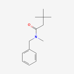 molecular formula C14H21NO B5713728 N-benzyl-N,3,3-trimethylbutanamide 