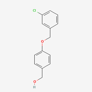{4-[(3-chlorobenzyl)oxy]phenyl}methanol