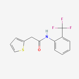 molecular formula C13H10F3NOS B5713745 2-(2-thienyl)-N-[2-(trifluoromethyl)phenyl]acetamide 
